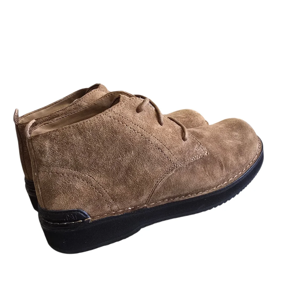 Caterpillar Men's Brown Leather Suede Desert Boots - Size 8